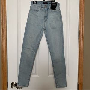 BANANA REPUBLIC high rise ankle length light wash denim skinny jean size…